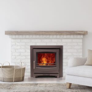 Woodwarm Fireview Inset ECO 5kw, Contemporary Door