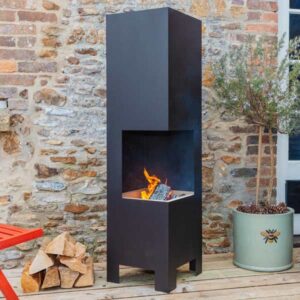Arada Closed-back Deck Chimenea
